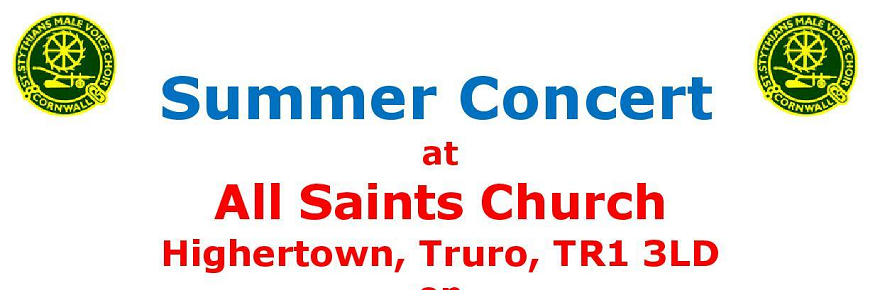 Summer Concert suporting Truro Lifehouse : 17 Aug, Truro