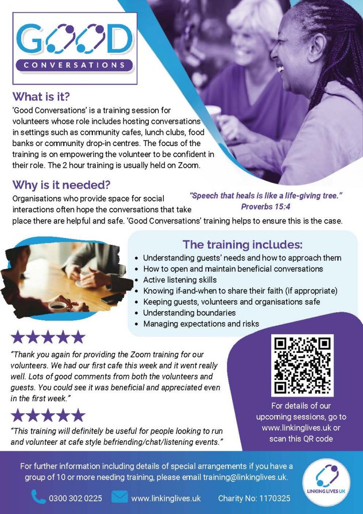 [240709] Good Conversations volunteer training : 9, 25 Jul, 7, 23 Aug ...