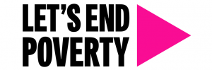 Display a Let's End Poverty Banner