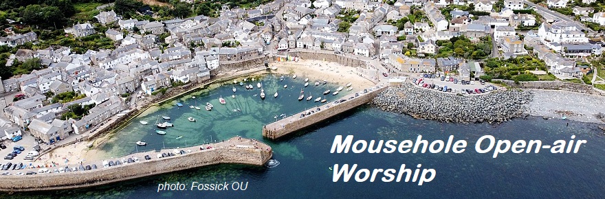 Sunday Worship on the South Quay Beach : 28 Aug, Mousehole