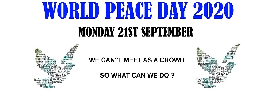 World Peace Day : 21 Sep, AT HOME