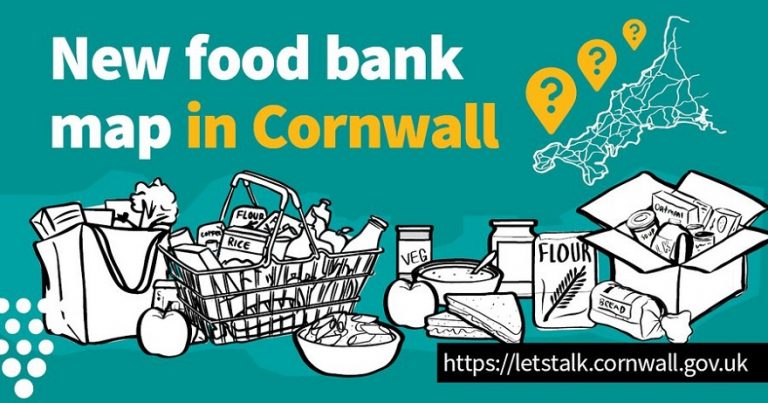 food bank map Churches Together - Food Bank Map 768x403 